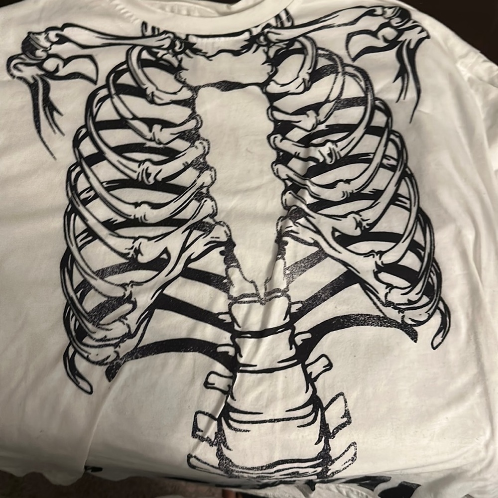 Skeleton White T-Shirt